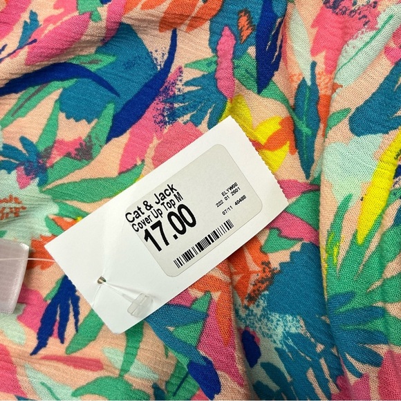 Cat & Jack Girls Coverup Top Size M (8) - Picture 6 of 9